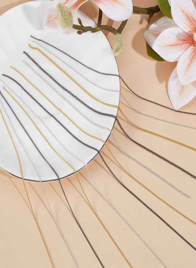 NICENEEDED 12 Strips 3D Jewelry Line Nail Chains, Gold Silver Dark Gray Nail Chains, Metal Nail Art Accessories with Box for Manicure Decoration DIY - Image 5