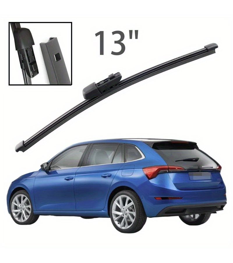 Black 13 Inch Rear Wiper Blade For Skoda Scala 2019-2023 Car Accessories - Image 1