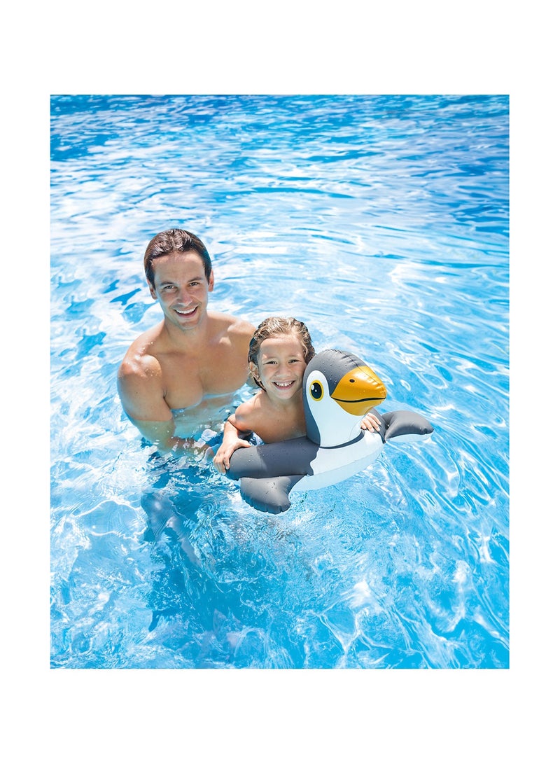 انتكس حلقات سباحة قابلة للنفخ على شكل حيوانات 64×64 سم - Image 4