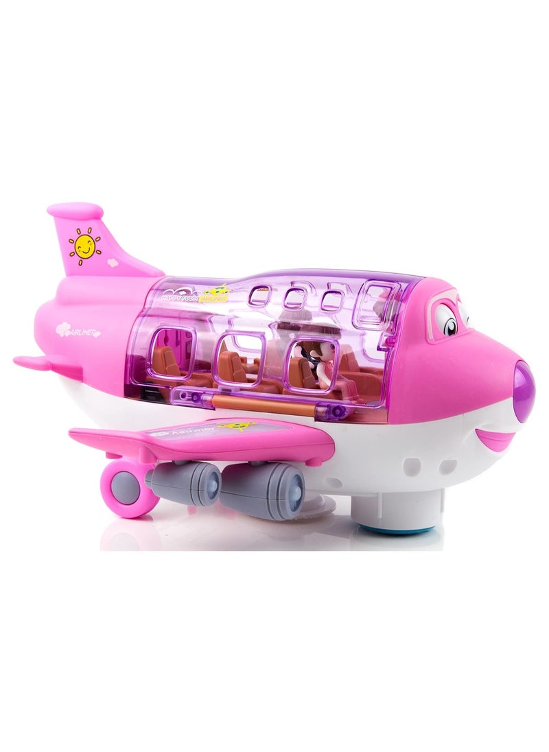 Toy Box - Battery Operated Airplane Toy With Flashing Light And Labbaik Sound For Kids - Image 1