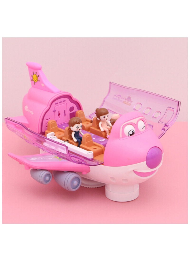 Toy Box - Battery Operated Airplane Toy With Flashing Light And Labbaik Sound For Kids - Image 1
