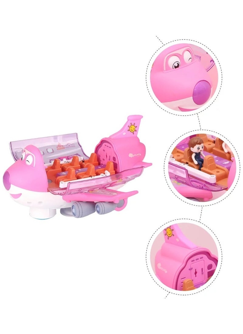Toy Box - Battery Operated Airplane Toy With Flashing Light And Labbaik Sound For Kids - Image 1