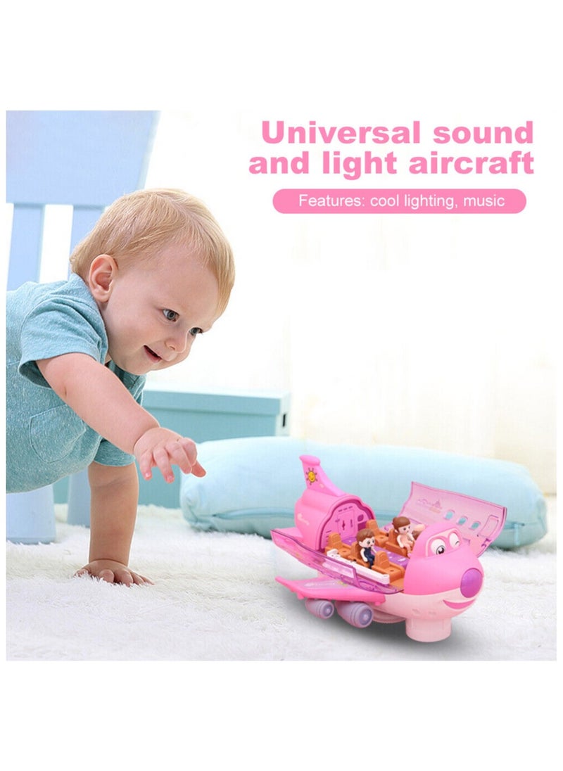 Toy Box - Battery Operated Airplane Toy With Flashing Light And Labbaik Sound For Kids - Image 1