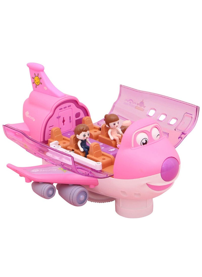 Toy Box - Battery Operated Airplane Toy With Flashing Light And Labbaik Sound For Kids - Image 1