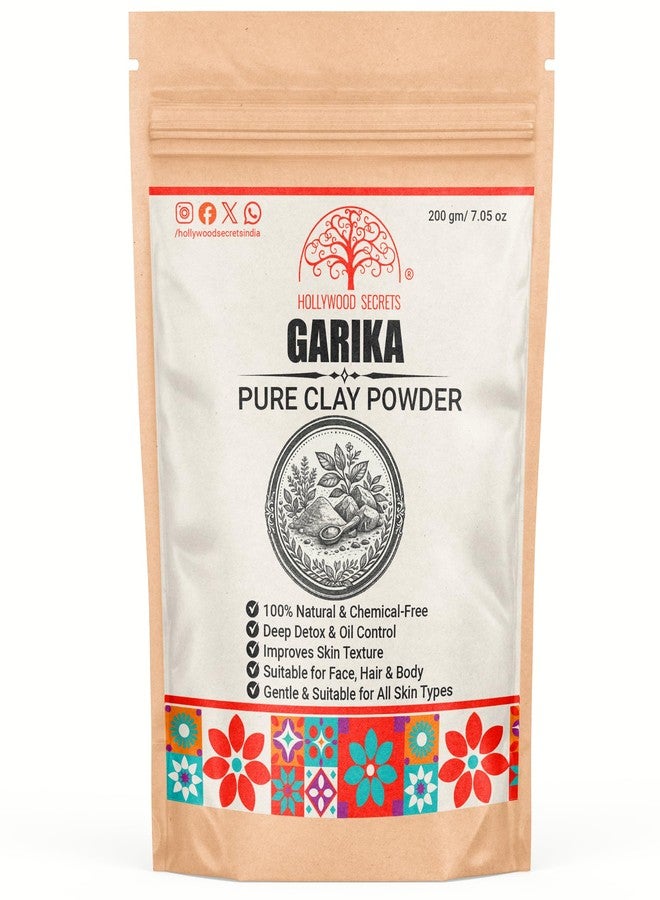 Hollywood Secrets Clay Powders 200gms (Pure Garika Clay) | Healing Clay | Skin Brightening | For Face, Body, Foot - Image 2