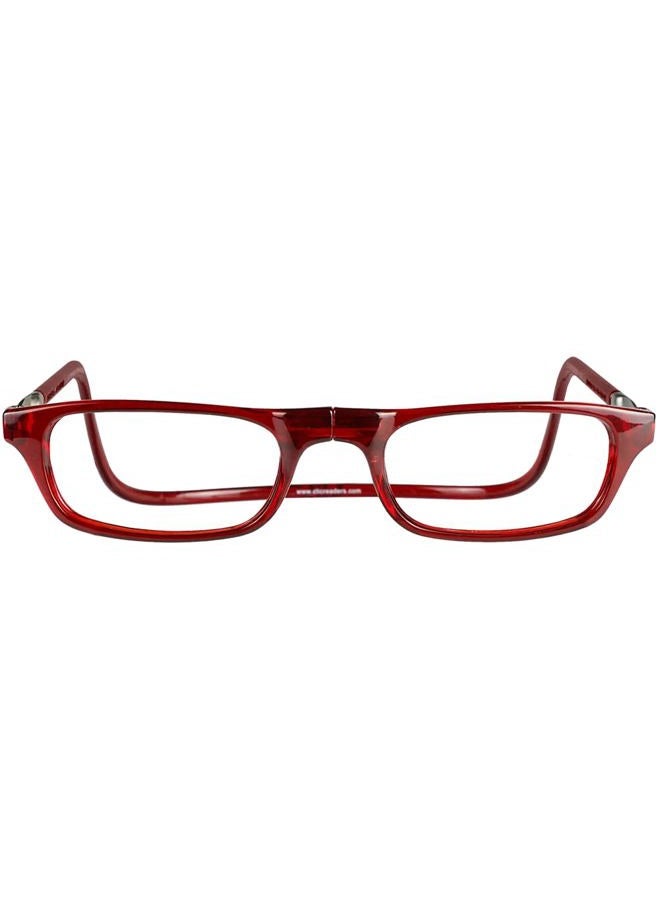 clic Magnetic Reading Glasses for Men or Women, Computer Readers, Original (S-M, Red, 1.50 Magnification)  - Image 2