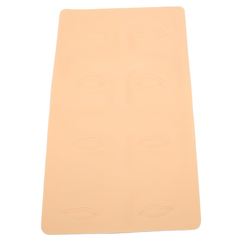 Silicone Practice Skin: 2-Sided Reusable Food-Grade Silica Gel - Soft Elastic Human Skin Texture Microblading Practice Skin for Beginner Makeup & Tattoo Training - Image 2