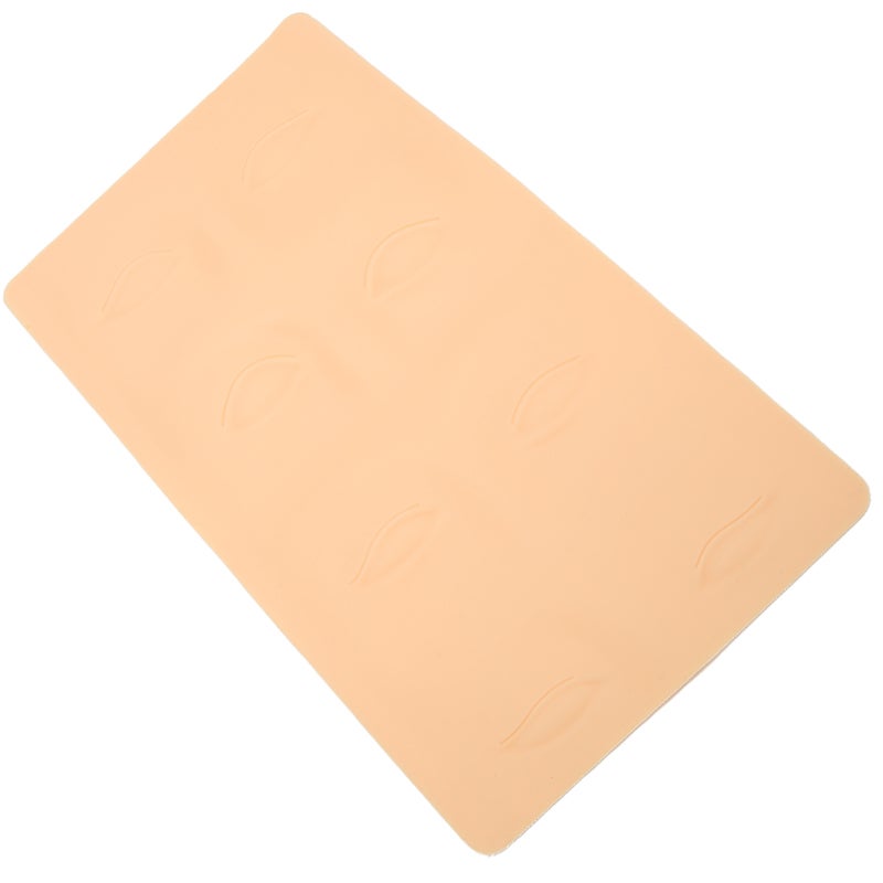 Silicone Practice Skin: 2-Sided Reusable Food-Grade Silica Gel - Soft Elastic Human Skin Texture Microblading Practice Skin for Beginner Makeup & Tattoo Training - Image 5