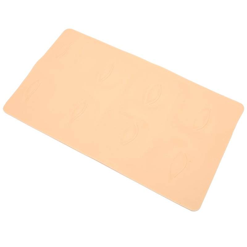 Silicone Practice Skin: 2-Sided Reusable Food-Grade Silica Gel - Soft Elastic Human Skin Texture Microblading Practice Skin for Beginner Makeup & Tattoo Training - Image 4