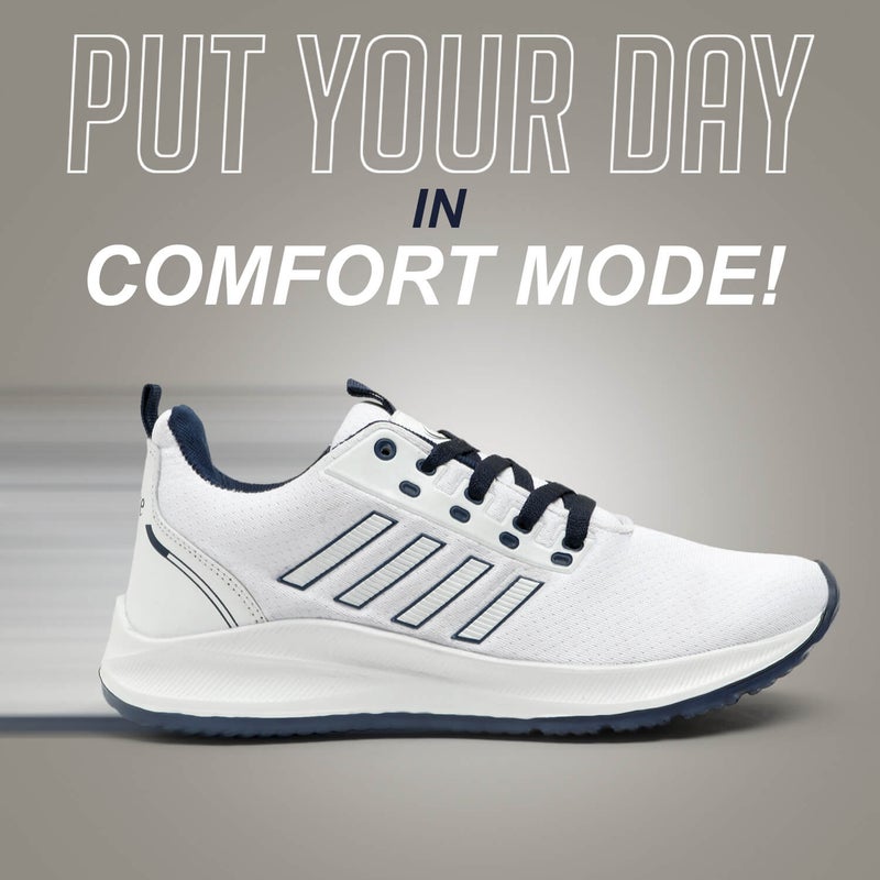 Face أحذية رياضية مريحة للرجال - أبيض - Image 1