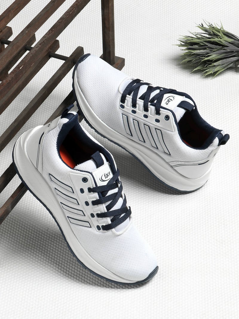 Face أحذية رياضية مريحة للرجال - أبيض - Image 2
