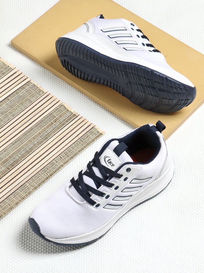 Face أحذية رياضية مريحة للرجال - أبيض - Image 3