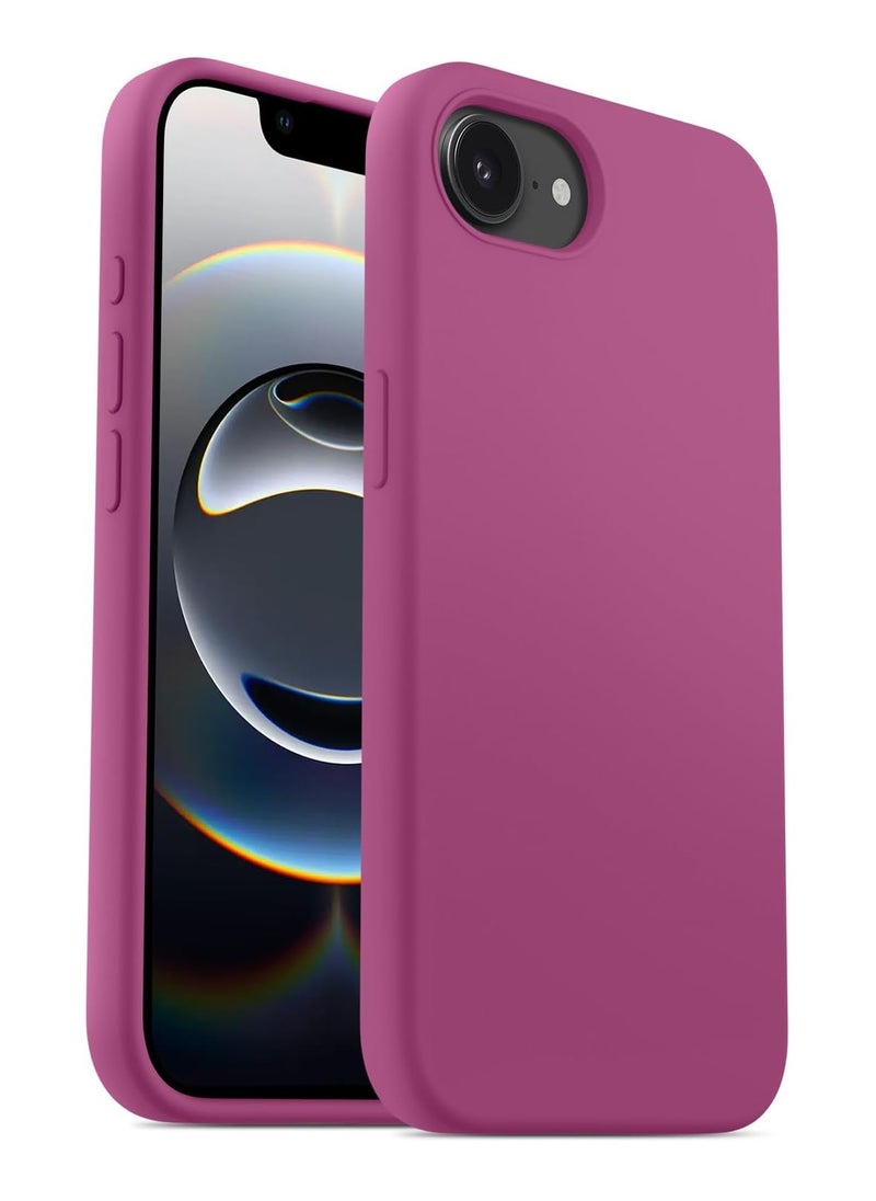 BORTONY iPhone 16e 6.1-Inch Case Cover Liquid Silicone Anti-Scratch Case Shockproof Soft Slim Camera Protection Cover For iPhone 16e 6.1-Inch  - Image 1