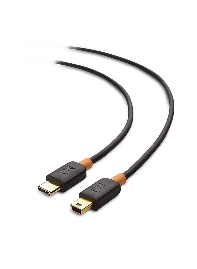 Cable Matters usb c to mini usb Cable, 6.6 Feet in Black - Image 1