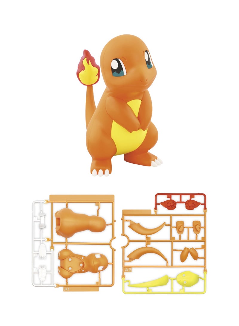 Ban Dai SPIRITS Pokemon Plastic Model Collection Quick 11+13+17 Charmander & Bulbasaur & Squirtle Set Color-coded Plastic Model - Image 2