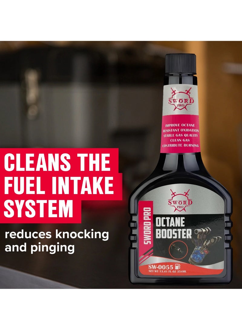 SWORD PRO Octane Booster 354ml SW-0055 Fuel System Cleaner and Engine Performance Enhancer for Gasoline Vehicles - Image 4