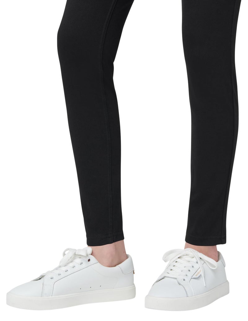 HUE womens Ultra Soft High Waist Denim Leggings Hosiery, Black, X-Large US - Image 5