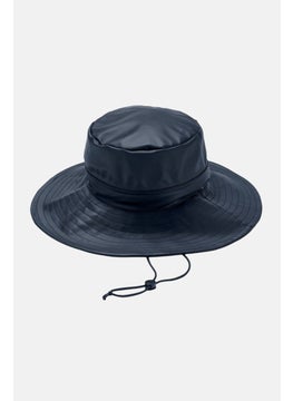 Tchibo Women Plain Rain Bucket Hat, Navy Blue  - Image 3