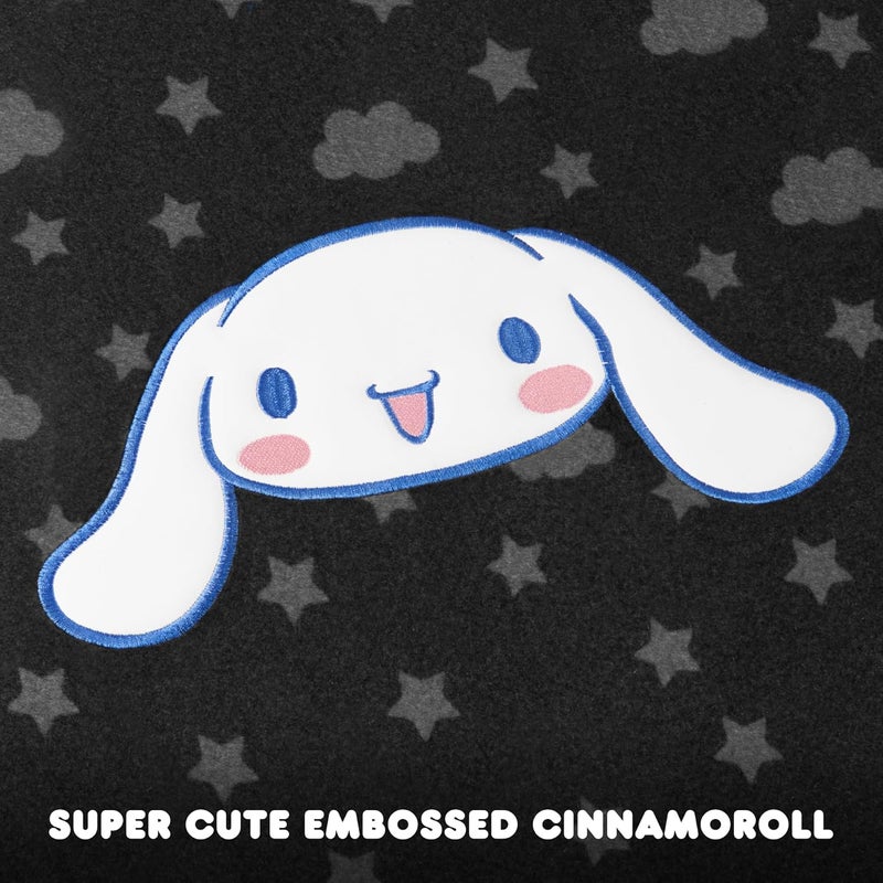 Carbella Sanrio Cinnamoroll Carpet Car Floor Mats, Universal Fit for Cars, SUVs & Trucks, Cinnamoroll Print & Pattern Accents, Non-Slip Front Rear Floor Mat for Car, 4 Piece - Image 4