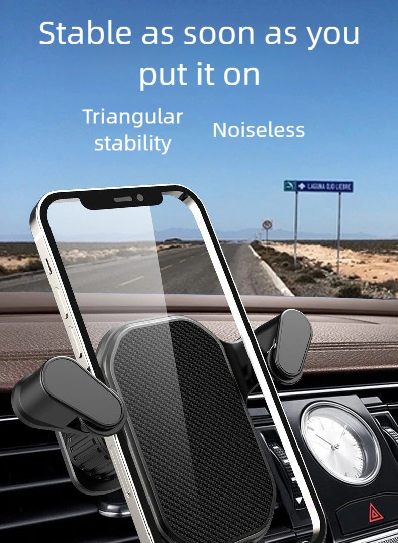 سيارة الهاتف دعم ، دعم الهاتف المحمول ، والسيارات تنفيس الهواء ، ومكافحة اهتز دعم السيارة ، وذلك باستخدام سوبر مستقرة هوك تصميم السيارة دعم الهاتف متوافق مع جميع الهواتف النقالة - Image 2