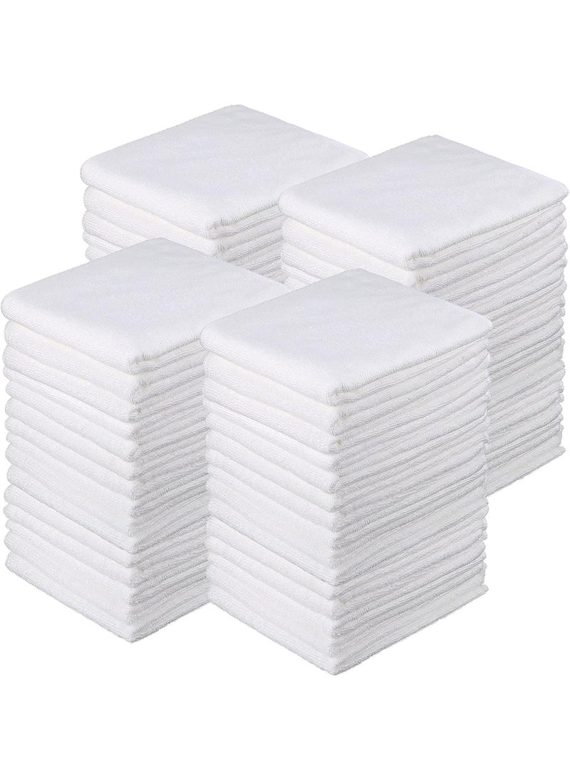 Shimeyao - Shimeyao 40 Pack Bleach Proof Towels Microfiber Absorbent Resistant Hair Hand Towels Bulk Quick Dry 16 x 29 Inches for Barber Gym Bath Spa Shaving White - Image 1