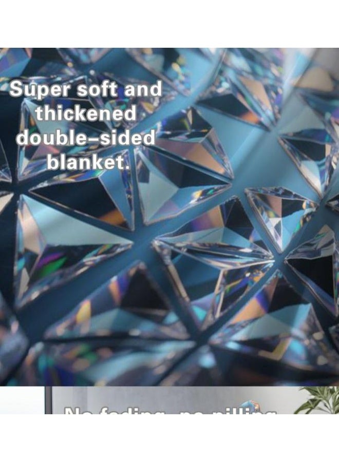 general Flannel thin blanket (warm and comfortable, suitable for sleep, gaming, dust removal and sandproof) 150cm*200cm - 61 - Image 5