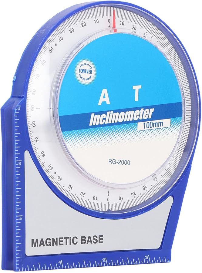 قاعدة مغناطيسية من البلاستيك ABS، مقياس زوايا، مقياس ميل، منقلة، مقياس مستوى مصغر، أداة قياس الميل - Image 1