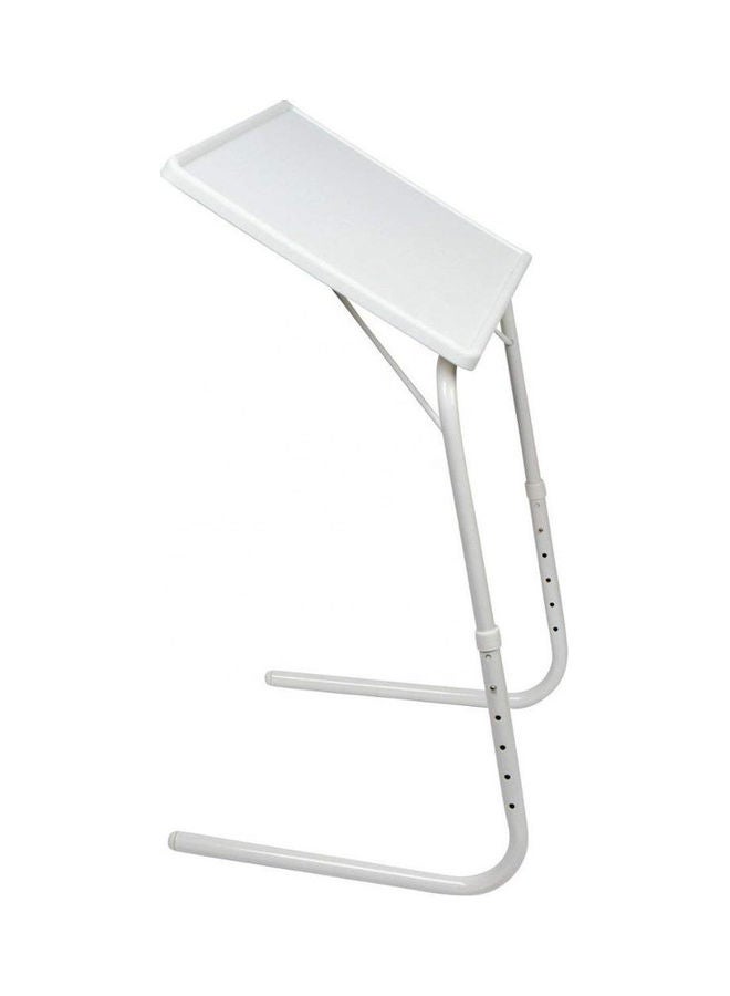 Adjustable Foldable Laptop Desk White 52x40cm - Image 2