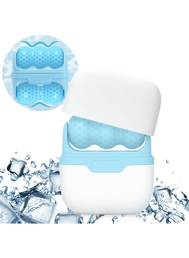 ECVV 2-in-1 Ice Roller for Face Eyes & Body - W & V Shape Massage Heads, Shrinks Pores, Cold Therapy, Reusable, Relaxes Skin, Lifts & Tightens for Anti-Puffiness - Image 1