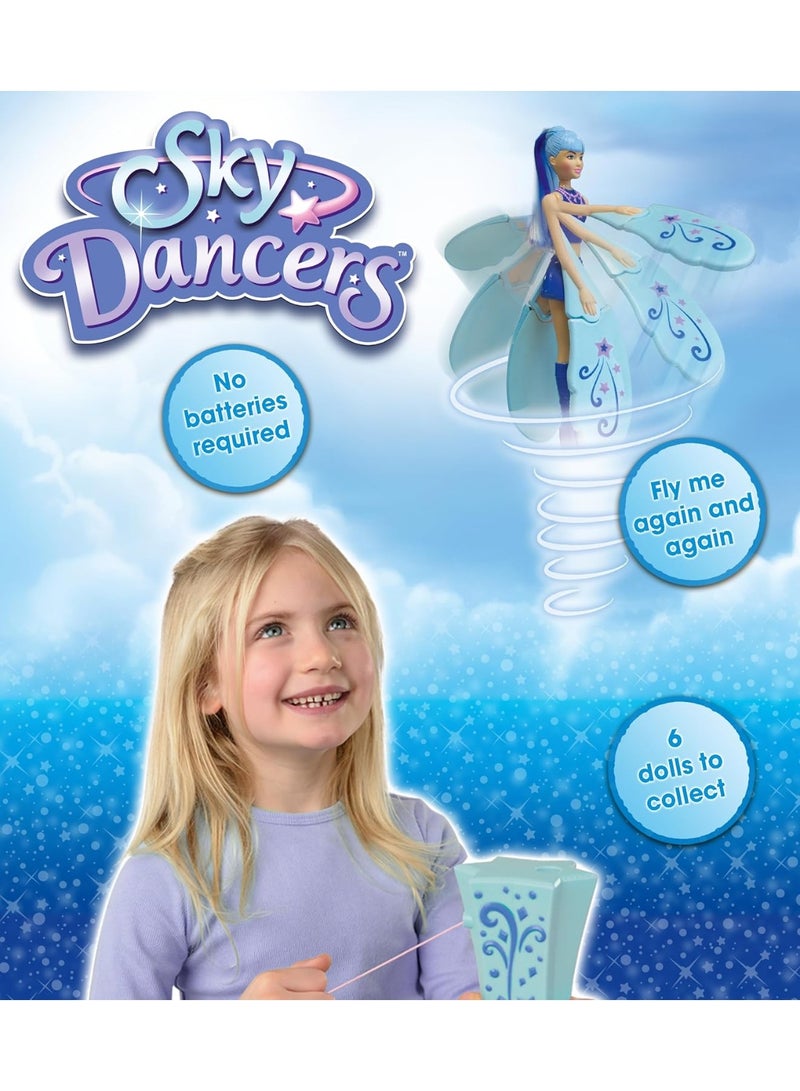 Lansay Sky Dancers: Sapphire Sparkle, Watch Your Make a Dazzling Dance Through Mid-Air, Flying Doll Toy, No Batteries Required, Gift for Ages 5+ - Image 3