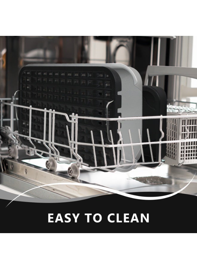 كوسيماكس الشواية الكهربائية الخالية من الدخان مع تكنولوجيا استخراج الدخان التوربو ، وعاء الشواية القابلة للإزالة غير اللاصقة ، غسالة الصحون آمنة ، 1500 واط ، رائعة للمنزل والحزب - Image 4