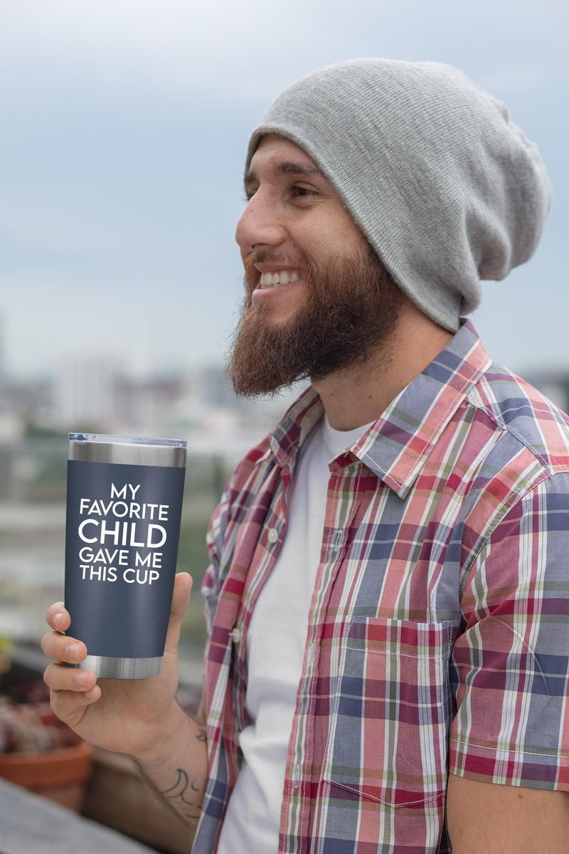 NewEleven Valentines Gifts For Dad - Birthday Gifts For Dad From Daughter, Son, Kids - Husband Gifts - Birthday Present Ideas For Father, Husband, New Dad, Bonus Dad From Daughter, Son - 20 Oz Tumbler - Image 2