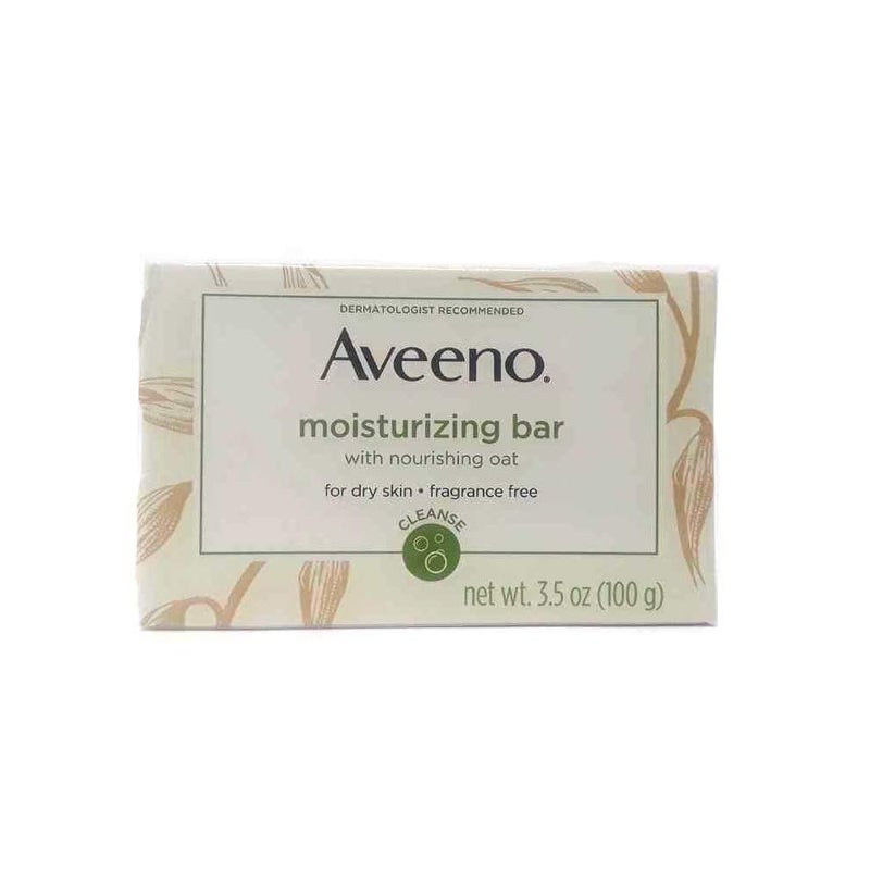 AVEENO Naturals Moisturizing Bar for Dry Skin 3.50 oz (Pack of 8) - Image 2
