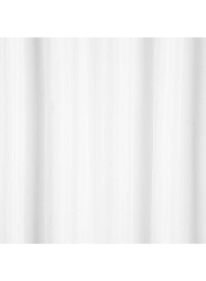 Five Simply Smart Colorama Plain Shower Curtain White 180 x 200 cm 105654 - Image 2