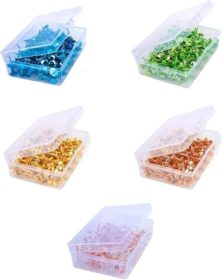 1000 قطعة دبابيس معدنية على شكل I لدبابيس الإبهام للوحة الفلين الملونة 62cd5ac611015 Gn - Image 3