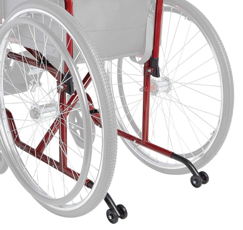Circle Specialty Rear AntiTippers with Wheels for Ziggo Folding Pediatric Wheelchair for Kids Teens Young Adults 1 Pair