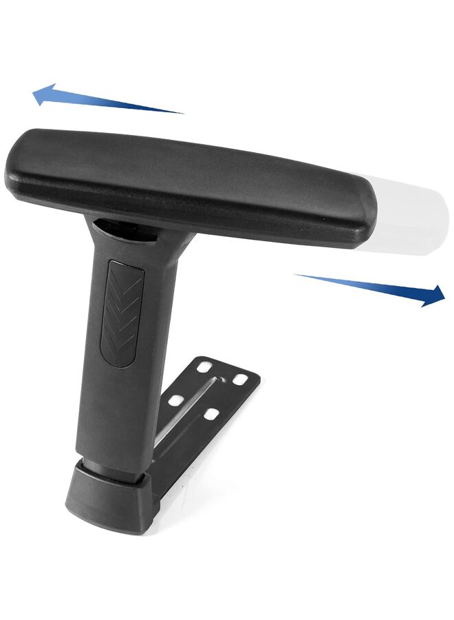 Height Adjustable Chair Armrest Pair Replacement, Gaming Boss Chair Arms Set - Image 3