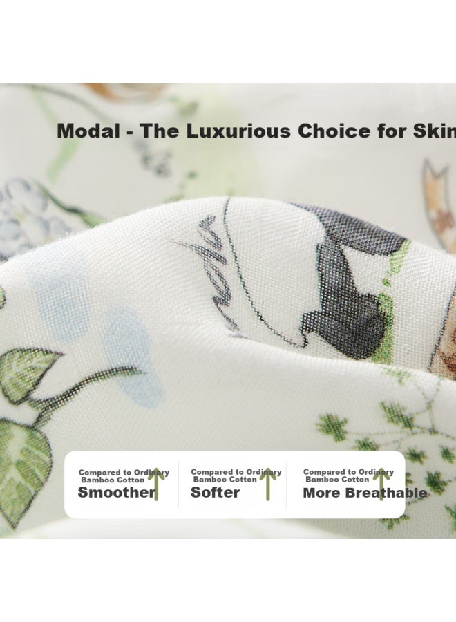 Ouyun Baby Sleeping Bag, Summer Bamboo Cotton Gauze Integrated Children's Anti-kick Blanket Sleeping Bag, Liu Si, Panda Jungle, 65×31 - Image 2