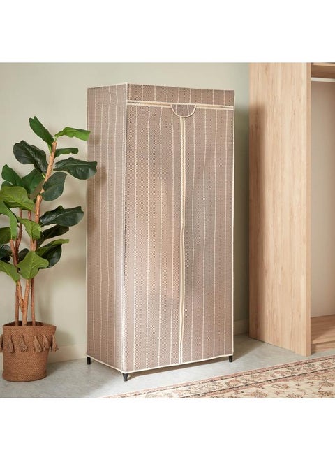 Ebase Portable Wardrobe with Zip Closure