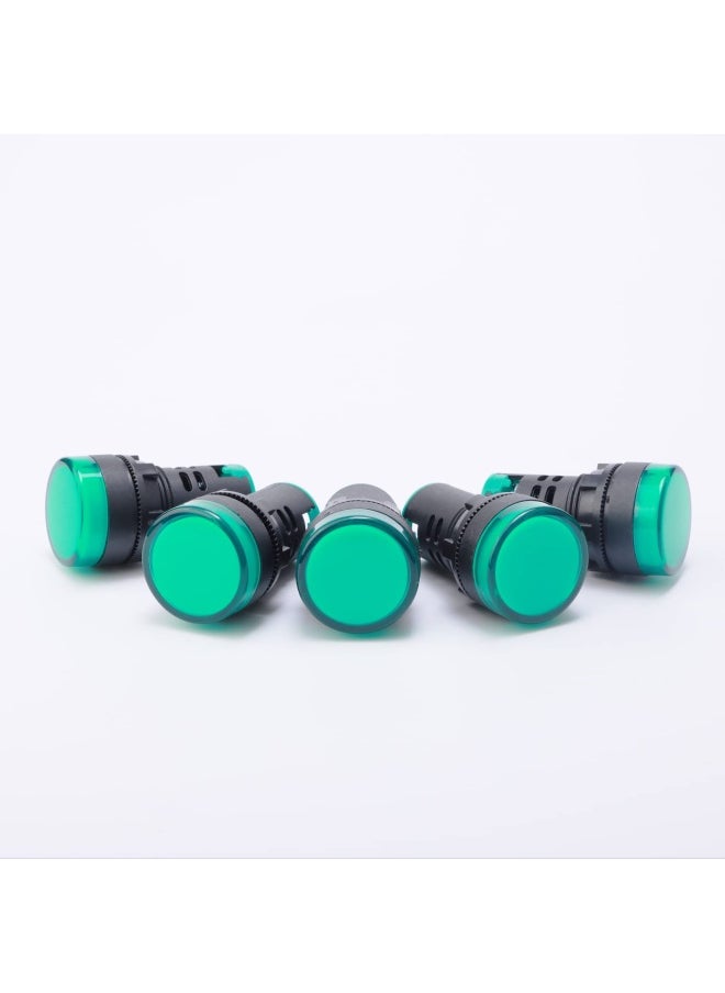 NewZoll Green Led Pilot Light Panel Indicator 48V 10Pieces  - Image 5