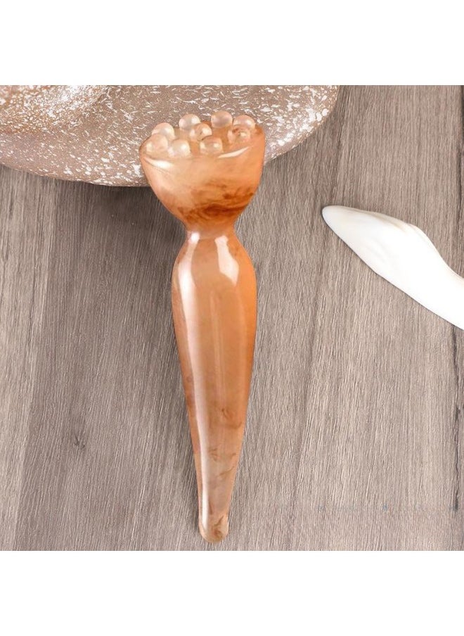 دبليو أيه أو كي أن - يمكن استخدام أداة تدليك مواد شمع العسل للنقاط الإبرة للجمال ، إصلاح رفع الوجه ، وتخفيف آلام العضلات ، أداة تدليك صحية للنقاط الإبرة للوجه غوا شا تخفيف التعب - Image 1