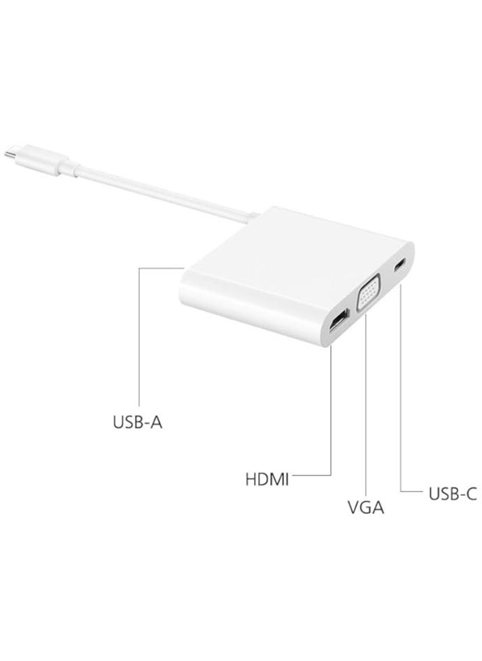 إيروريكس - محول Matedock 2 AD11 HDMI/VGI/USB-C - أبيض - Image 1