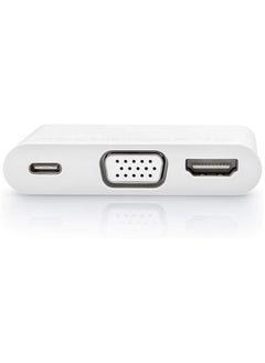 erorex Matedock 2 AD11 HDMI/VGI/USB-C Adapter - White  - Image 4