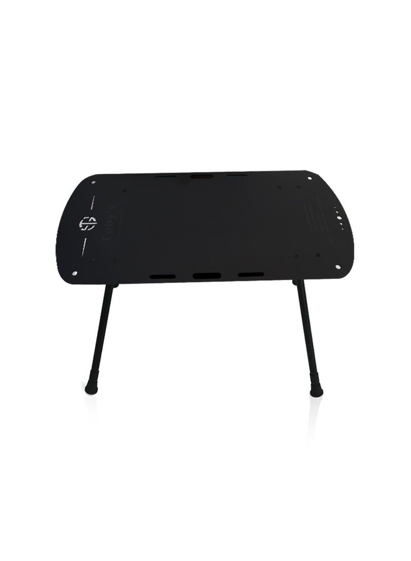 Toby's Toby’s Foldable Black Camping Table with Portable 18000W Titanium Alloy Gas Stove – Lightweight Outdoor Cooking and Dining Solution for Camping, Hiking, and Picnics - Image 2