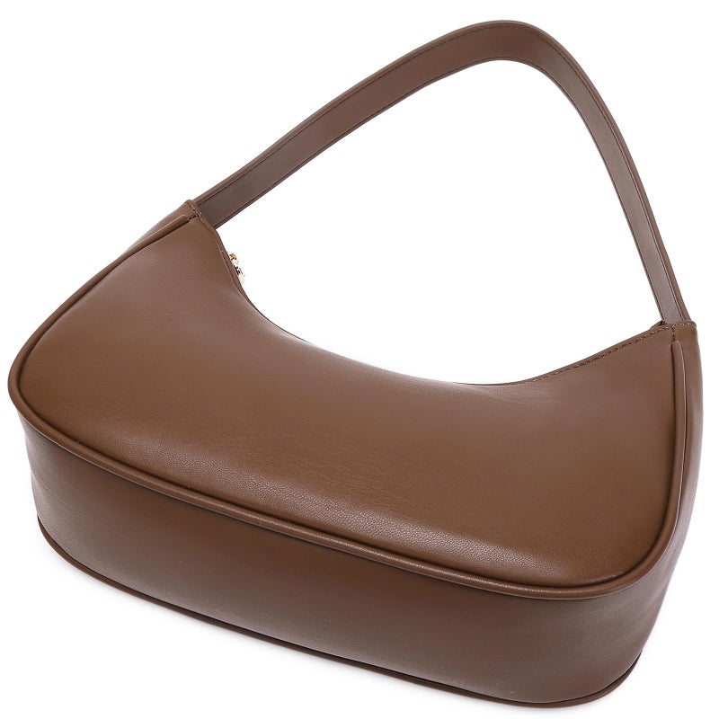 WSRYDJDL Fashion shoulder Bag for Women's Cute Hobo Tote Handbag Mini Clutch Underarm Purse for Daily Use/Work/Travel/Casual Outings (Coffee) - Image 4