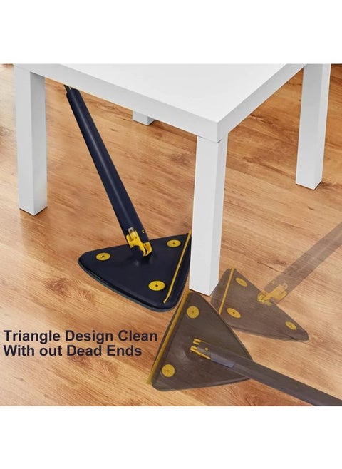Rotatable Adjustable Cleaning Mop Use Wall Cleaner Mop Extendable Handle for Floor Ceiling Wall Windows Bathroom