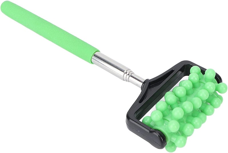 Ymiko Massage Stick Yoga Massage Stick for Men and Women Granular Body Massage Tool Telescopic Roller Massage Stick Home Neck Leg Back Body Massage StickGreen - Image 1