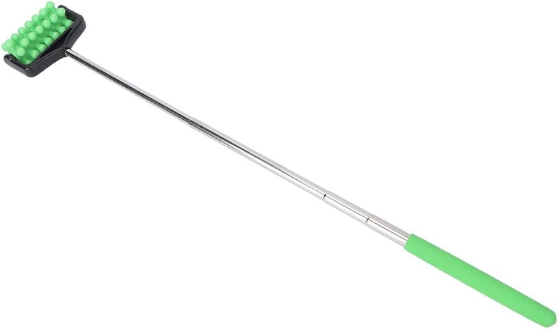 Ymiko Massage Stick Yoga Massage Stick for Men and Women Granular Body Massage Tool Telescopic Roller Massage Stick Home Neck Leg Back Body Massage StickGreen - Image 5
