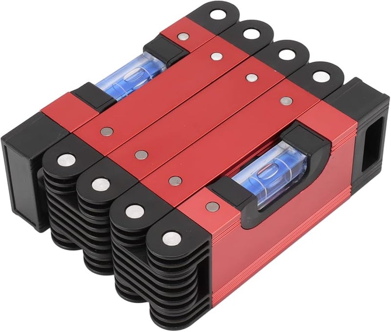 Aluminum Alloy Folding Level Tool Compact Multi Angle Measuring for Cabinet Installation - Image 1