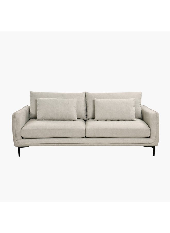 هوم بوكس كنبة قماش سافنيك 3 مقاعد مع وسادتين 87 × 85 × 200 سم  - Image 2